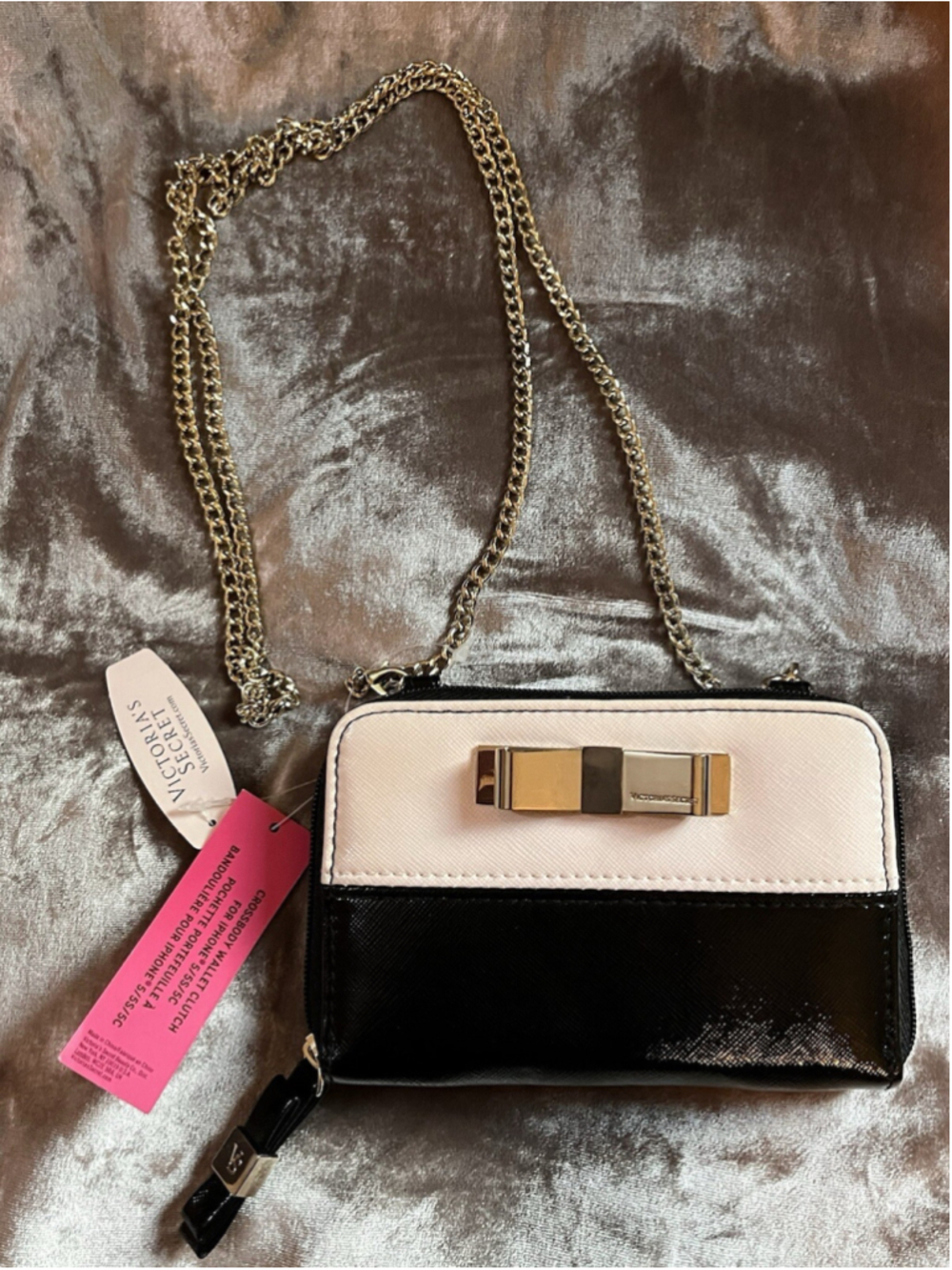 BRAND NEW Victoria Secret Crossbody Wallet Clutch WITH TAGS , ADORABLE